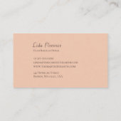 Die Erntearbeit Visitenkarte (Rückseite)