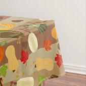 Die Erntedank-Türkei-Kürbis-Herbst-Ernte-Muster Tischdecke (Beispiel)