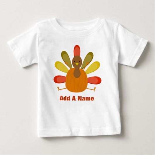 Die Erntedank-Türkei-T-Shirt für Baby Baby T-shirt (Vorderseite)