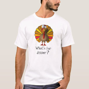 Die Erntedank-Türkei-T-Shirt, was für Abendessen T-Shirt