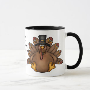 Die Erntedank-Türkei-Tabellen-Tasse Tasse
