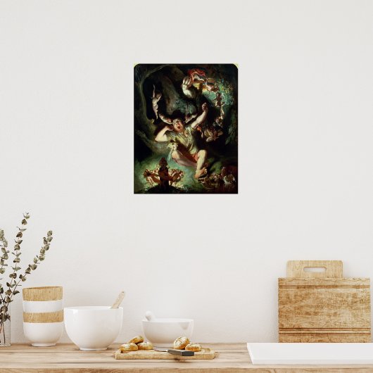 Die Ernüchterung am unteren Ende Poster (Küche)