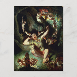 Die Ernüchterung am unteren Ende Postkarte