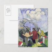 Die Eroberung der Luft, 1913 Postkarte (Vorne/Hinten)