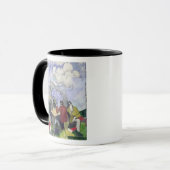 Die Eroberung der Luft, 1913 Tasse (Vorderseite Links)