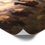 Die Eroberung der Prarie durch Irving R. Bacon Poster (Ecke)