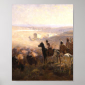 Die Eroberung der Prarie durch Irving R. Bacon Poster (Vorne)