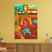 Die Eroberung des Schlosses 2010 Leinwanddruck (Insitu (Wohnzimmer))