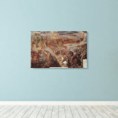 Die Eroberung Tenochtitlans Leinwanddruck (Insitu (Holzboden))