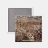 Die Eroberung Tenochtitlans Magnet (Vorderseite/Rückseite)