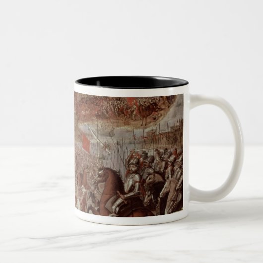 Die Eroberung von Tenochtitlan Zweifarbige Tasse (Rechts)