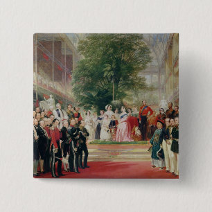Die Eröffnung der großen Ausstellung, 1851-52 Button