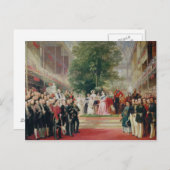 Die Eröffnung der Großen Ausstellung, 1851-52 Postkarte (Vorne/Hinten)
