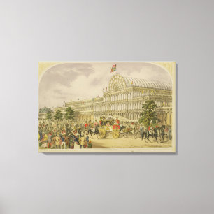Die Eröffnung der großen Ausstellung, am 1. Mai Leinwanddruck
