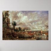 Die Eröffnung der Wasserloo-Brücke Poster (Vorne)