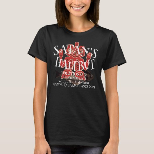 DIE ERÖFFNUNG DES SATAN IN PARIS FRANKREICH 2024 T-Shirt (Vorderseite)