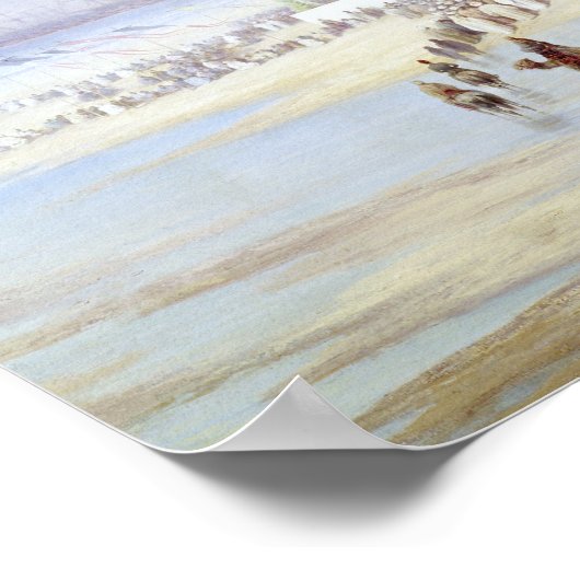 Die Eröffnung des Suezkanals Poster (Ecke)