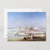 Die Eröffnung des Suezkanals Postkarte (Vorne/Hinten)