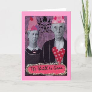 Die Erregung wird gegangen Feiertagskarte