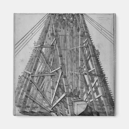 Die Errichtung des alten ägyptischen Obelisk Magnet (Vorne)