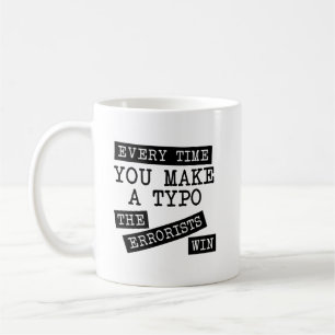 Die Erroristen gewinnen lustige Tasse