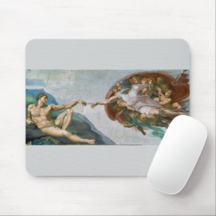 Die Erschaffung Adams (ca. 1511) Michelangelo Mousepad