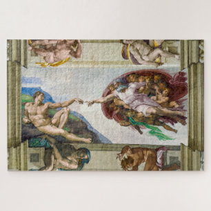 Die Erschaffung Adams Michelangelo Puzzle