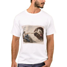 Die Erschaffung Adams - T-Shirt mit modernem Twist