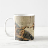 "Die Erschaffung des Menschen" Kaffeetasse (Links)
