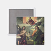 Die Erscheinung des Virgin to the Saints John th Magnet (Vorderseite/Rückseite)