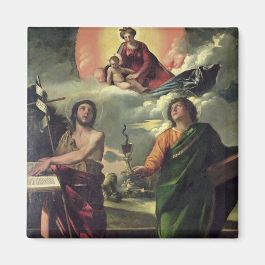 Die Erscheinung des Virgin to the Saints John th Magnet (Vorne)