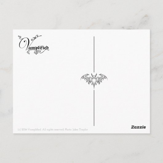 Die Erscheinung Postkarte (Rückseite)