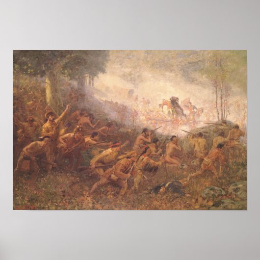 Die Erschießung von General Braddock Poster (Vorne)