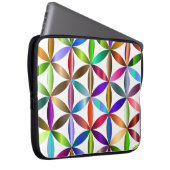 Die erstaunliche Blume des Lebens auf einer Elektr Laptopschutzhülle (Vorne Rechts)