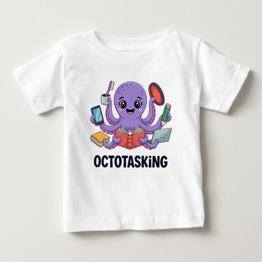 Die erstaunliche Kreatur im Multitasking-Modus Baby T-shirt (Vorderseite)