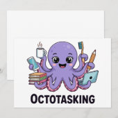 Die erstaunliche Kreatur im Multitasking-Modus Einladung (Vorne/Hinten)