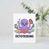 Die erstaunliche Kreatur im Multitasking-Modus Postkarte (Stehend Vorderseite)