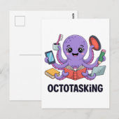 Die erstaunliche Kreatur im Multitasking-Modus Postkarte (Vorne/Hinten)
