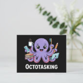 Die erstaunliche Kreatur im Multitasking-Modus Postkarte (Stehend Vorderseite)