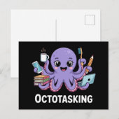 Die erstaunliche Kreatur im Multitasking-Modus Postkarte (Vorne/Hinten)