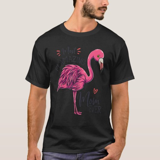 Die erstaunlichste Mama je Mutter Flamingo T-Shirt (Vorderseite)