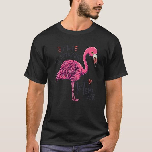 Die erstaunlichste Mama je Mutter Flamingo T-Shirt (Vorderseite)