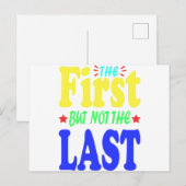Die erste, aber nicht die letzte postkarte (Vorne/Hinten)