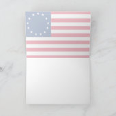 Die erste amerikanische Flagge Karte (Innenseite)