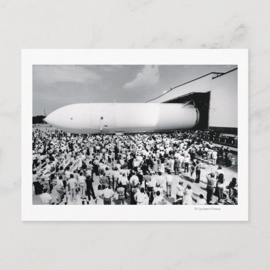 Die erste Außenkante der Raumfähre Postkarte (Vorderseite)