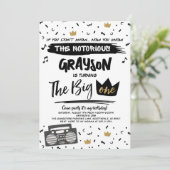 Die erste berüchtigte Einladung der BIG zum Geburt (Stehend Vorderseite)