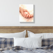 Die erste Berührung einer Mutter Leinwanddruck (Insitu (Schlafzimmer))