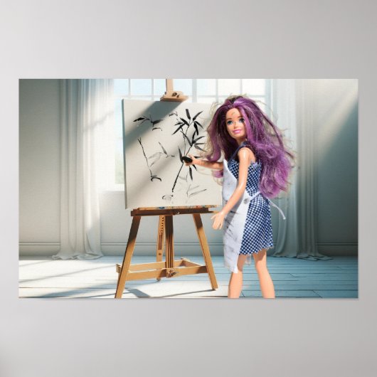 Die erste Bühne meines Bambus zeichnend. Poster (Vorne)