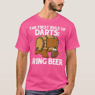 Die erste Dartreihe bringt Bier T-Shirt