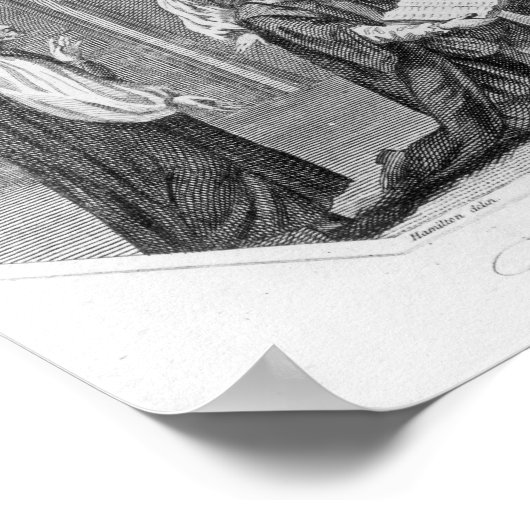 Die erste englische Übersetzung der Bibel Poster (Ecke)